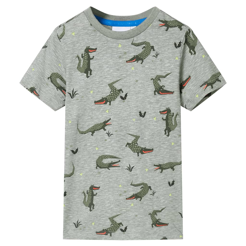VidaXL Kinderhemd 128 gemischtes helles Khaki