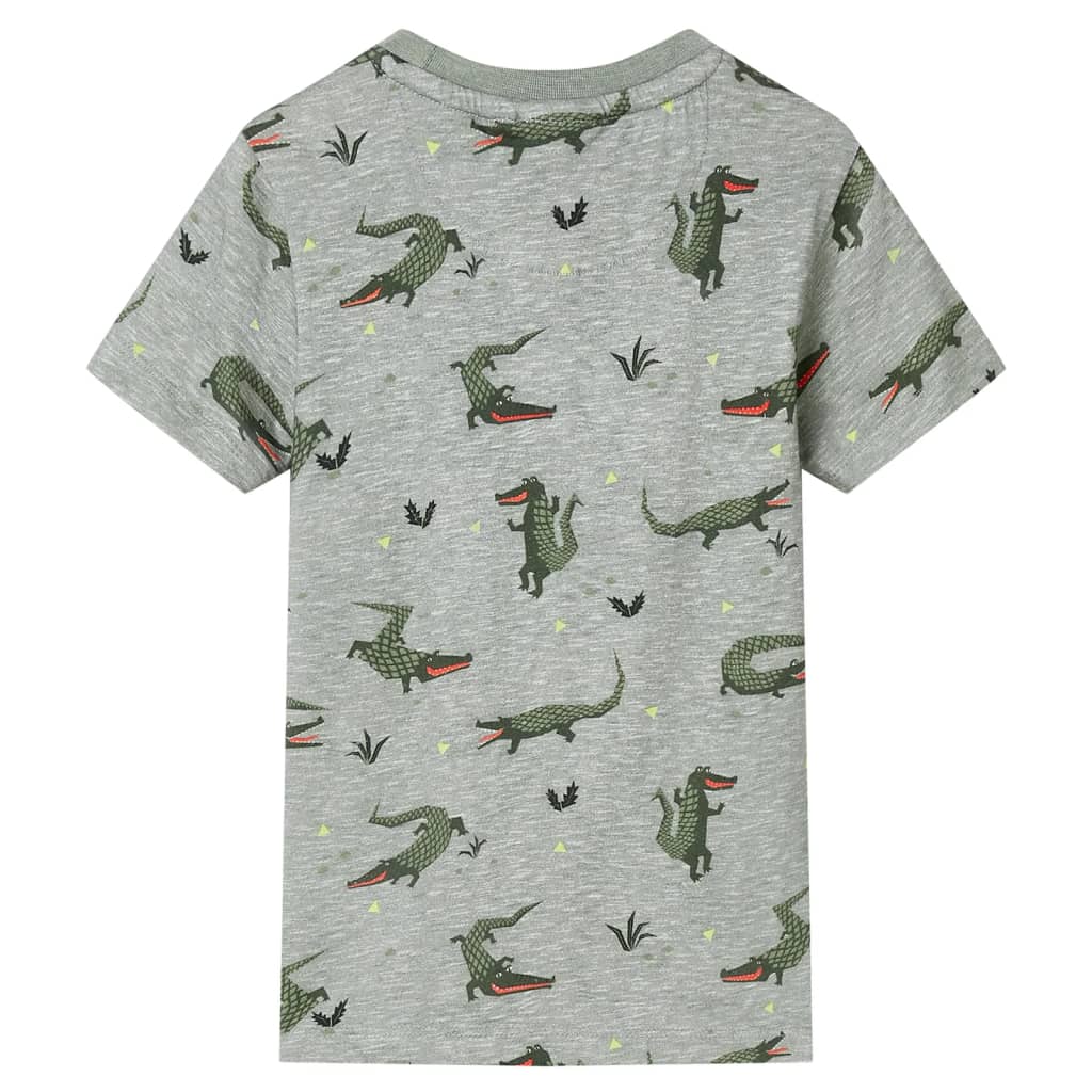 VidaXL Kinderhemd 128 gemischtes helles Khaki