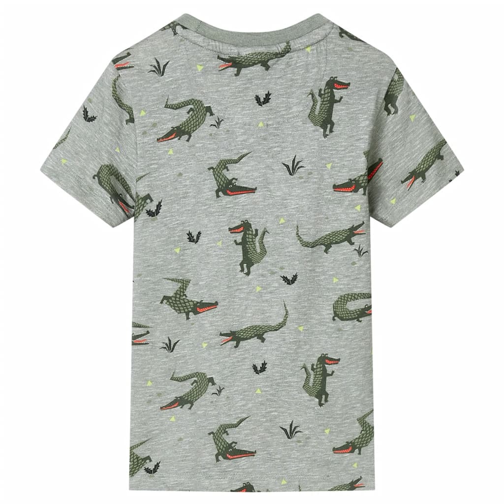 VidaXL Kindershirt 140 hellkhaki meliert