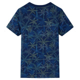 VidaXL Kinderhemd 128 Marineblau