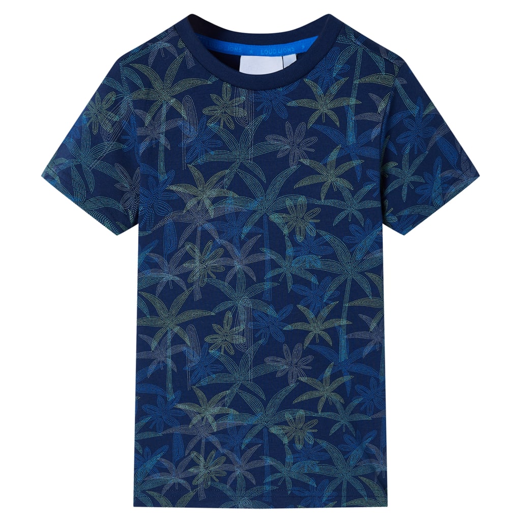 VidaXL Kinderhemd 140 Marineblau