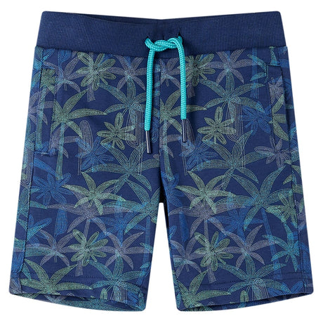 VidaXL Kindershorts mit Kordelzug 128 Marineblau