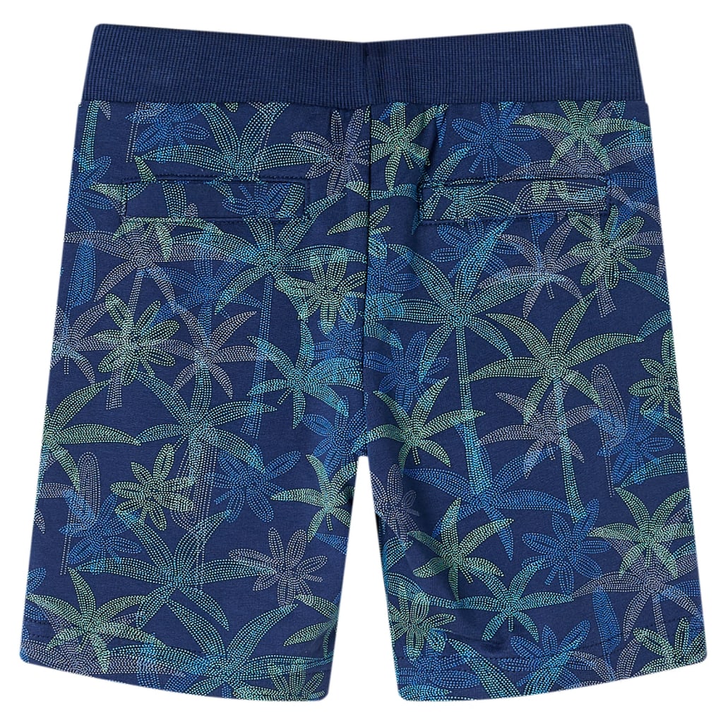 VidaXL Kindershorts mit Kordelzug 128 Marineblau