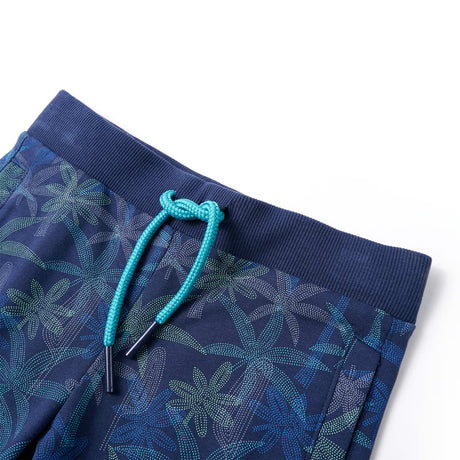 VidaXL Kindershorts mit Kordelzug 128 Marineblau