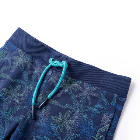 VidaXL Kindershorts mit Kordelzug 140 Marineblau
