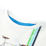 VidaXL Kindershirt mit kurzen Ärmeln 92 Ecru