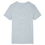 VidaXL Kindershirt mit kurzen Ärmeln 92 Grau