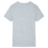 VidaXL Kindershirt mit kurzen Ärmeln 104 Grau