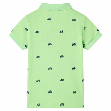 VidaXL Kinderpoloshirt 116 neongrün