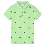 VidaXL Kinderpoloshirt 128 neongrün