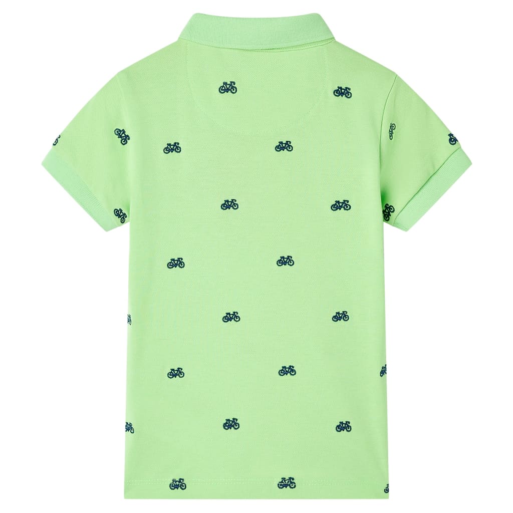 VidaXL Kinderpoloshirt 128 neongrün