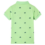 VidaXL Kinderpoloshirt 128 neongrün