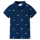 VidaXL Kinderpoloshirt 92 Marineblau