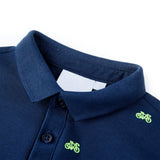 VidaXL Kinderpoloshirt 140 Marineblau