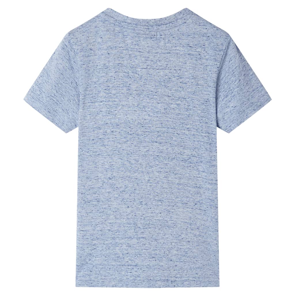 VidaXL Kindershirt mit kurzen Ärmeln 116 blau gemischt