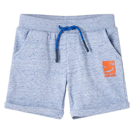 VidaXL Kindershorts mit Kordelzug 128 blau gemischt