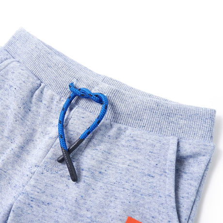 VidaXL Kindershorts mit Kordelzug 128 blau gemischt