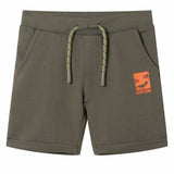 VidaXL Kindershorts mit Kordelzug 116 dunkles Khaki