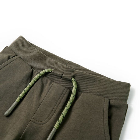 VidaXL Kindershorts mit Kordelzug 140 dunkles Khaki