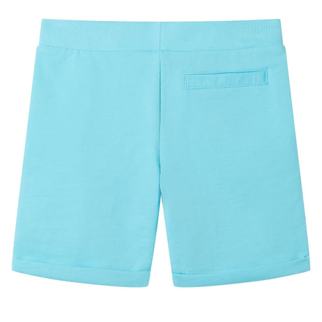 VidaXL Kindershorts mit Kordelzug 128 Meeresblau