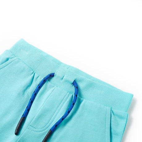 VidaXL Kindershorts mit Kordelzug 128 Meeresblau