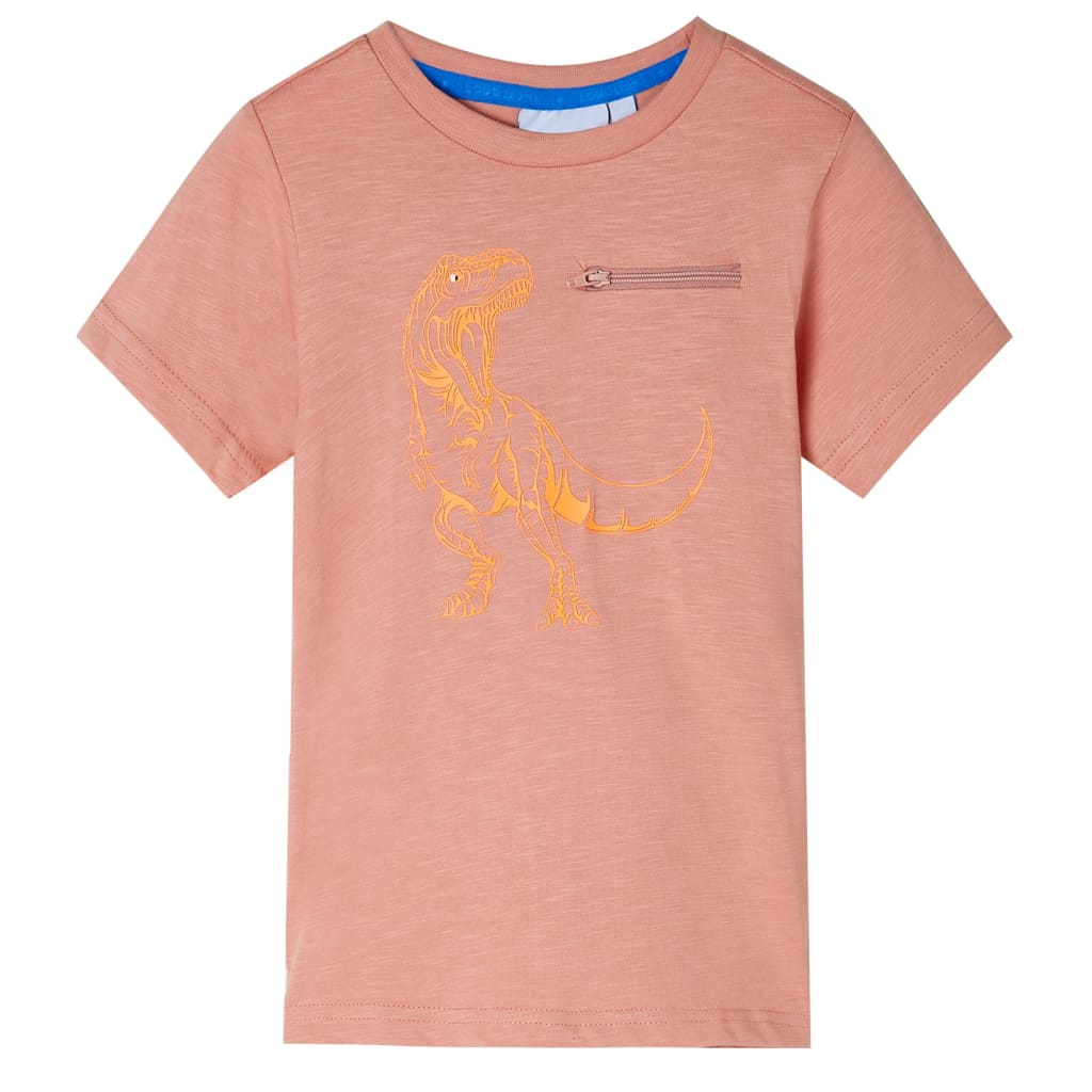 VidaXL Kindershirt mit kurzen Ärmeln 104 Hellorange
