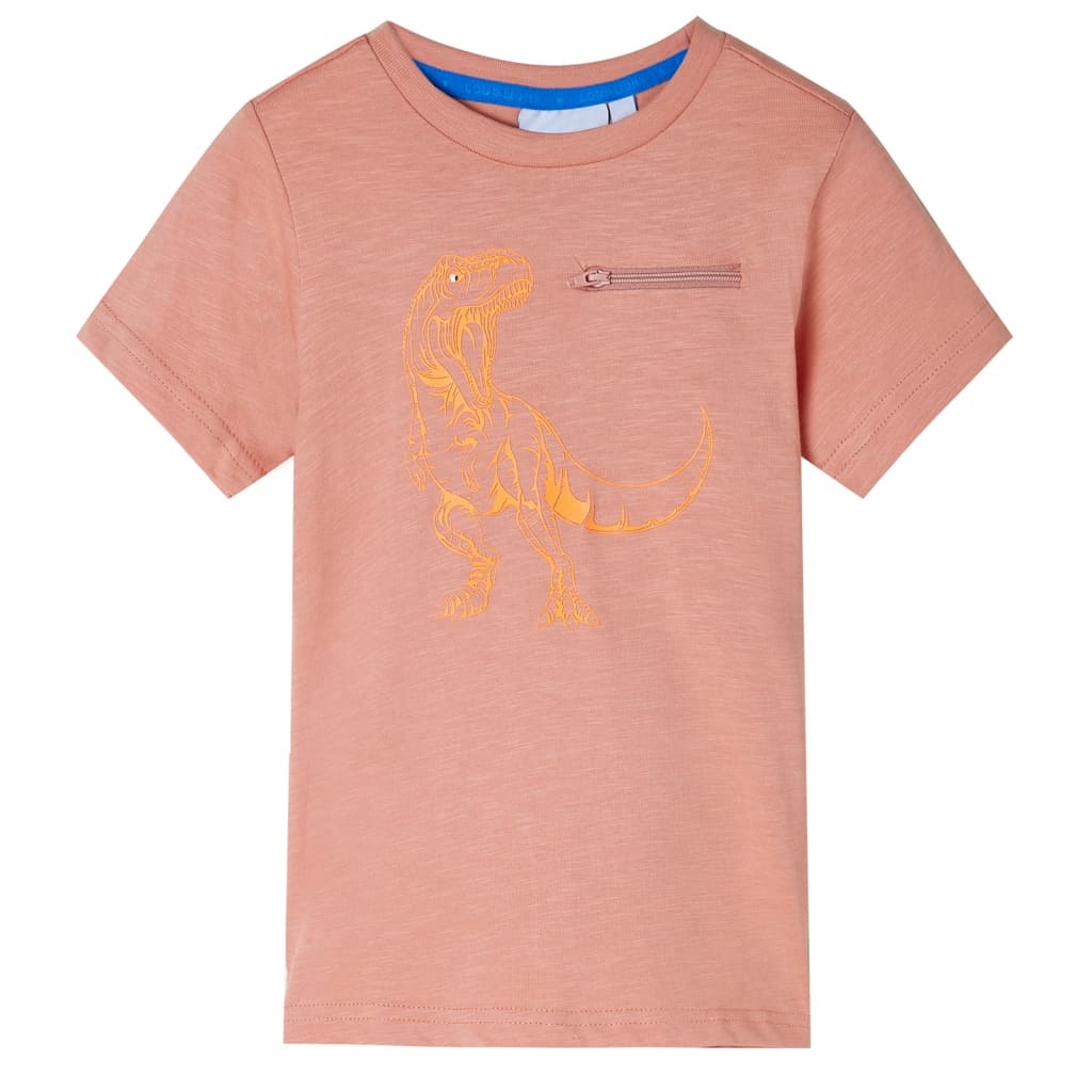 VidaXL Kindershirt mit kurzen Ärmeln 116 Hellorange