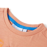 VidaXL Kindershirt mit kurzen Ärmeln 116 Hellorange