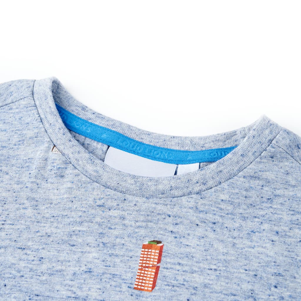VidaXL Kinderhemd 104 blau gemischt