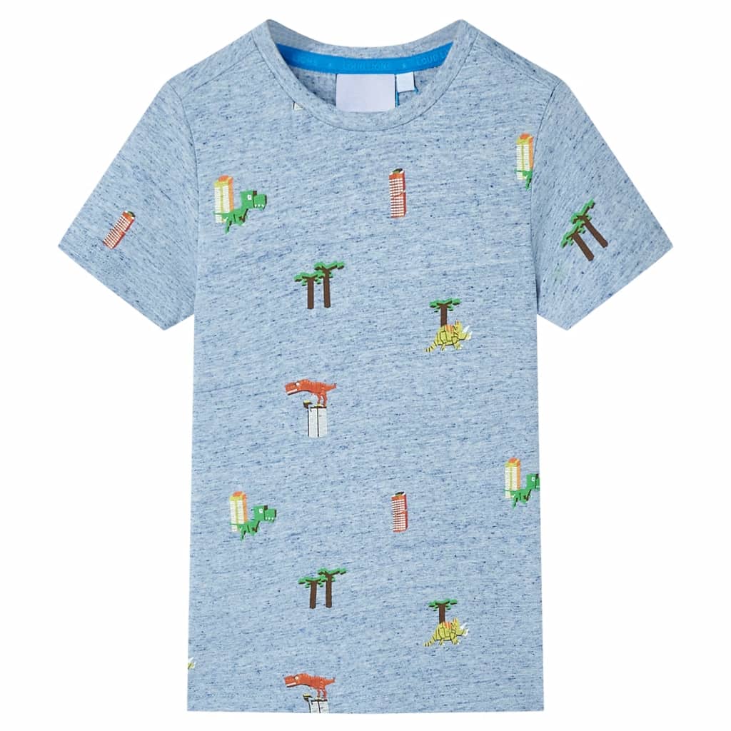 VidaXL Kinderhemd 116 blau gemischt