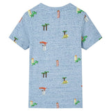 VidaXL Kinderhemd 116 blau gemischt