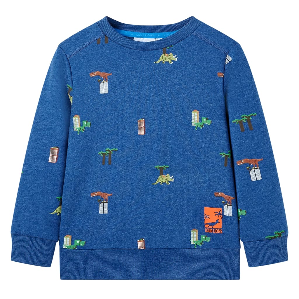 VidaXL Kinderpullover 140 dunkelblau gemischt