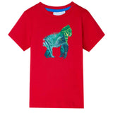 VidaXL Kindershirt 128 rot