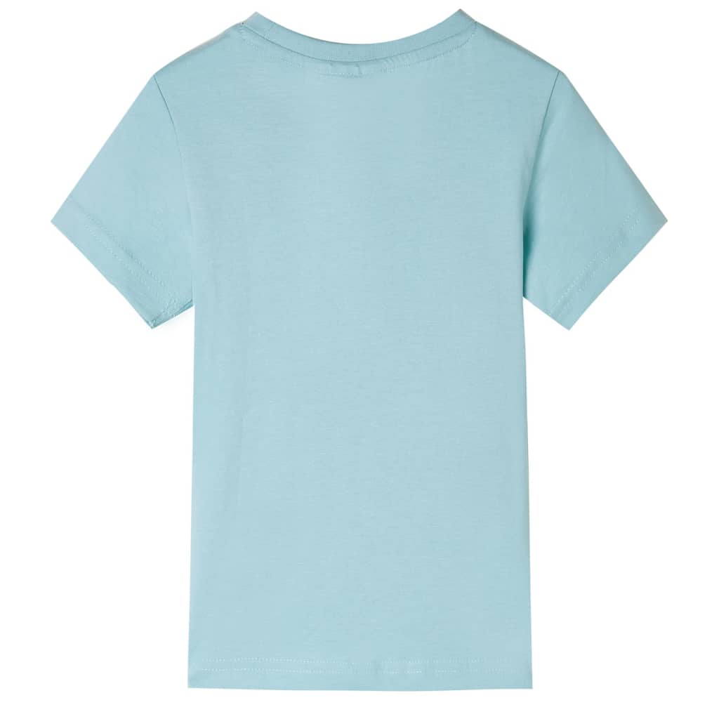 VidaXL Kindershirt 92 Hellseeblau