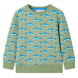 VidaXL Kinderpullover 116 helles Khaki
