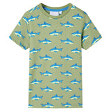 VidaXL Kindershirt 92 hellkhaki