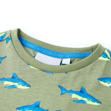 VidaXL Kinderhemd 116 helles Khaki