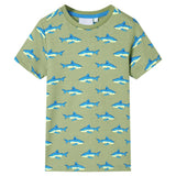 VidaXL Kinderhemd 128 helles Khaki