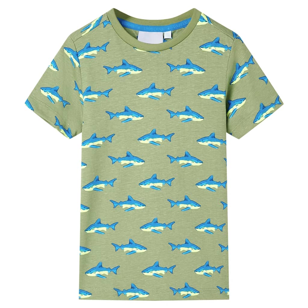 VidaXL Kinderhemd 140 helles Khaki