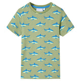 VidaXL Kinderhemd 140 helles Khaki