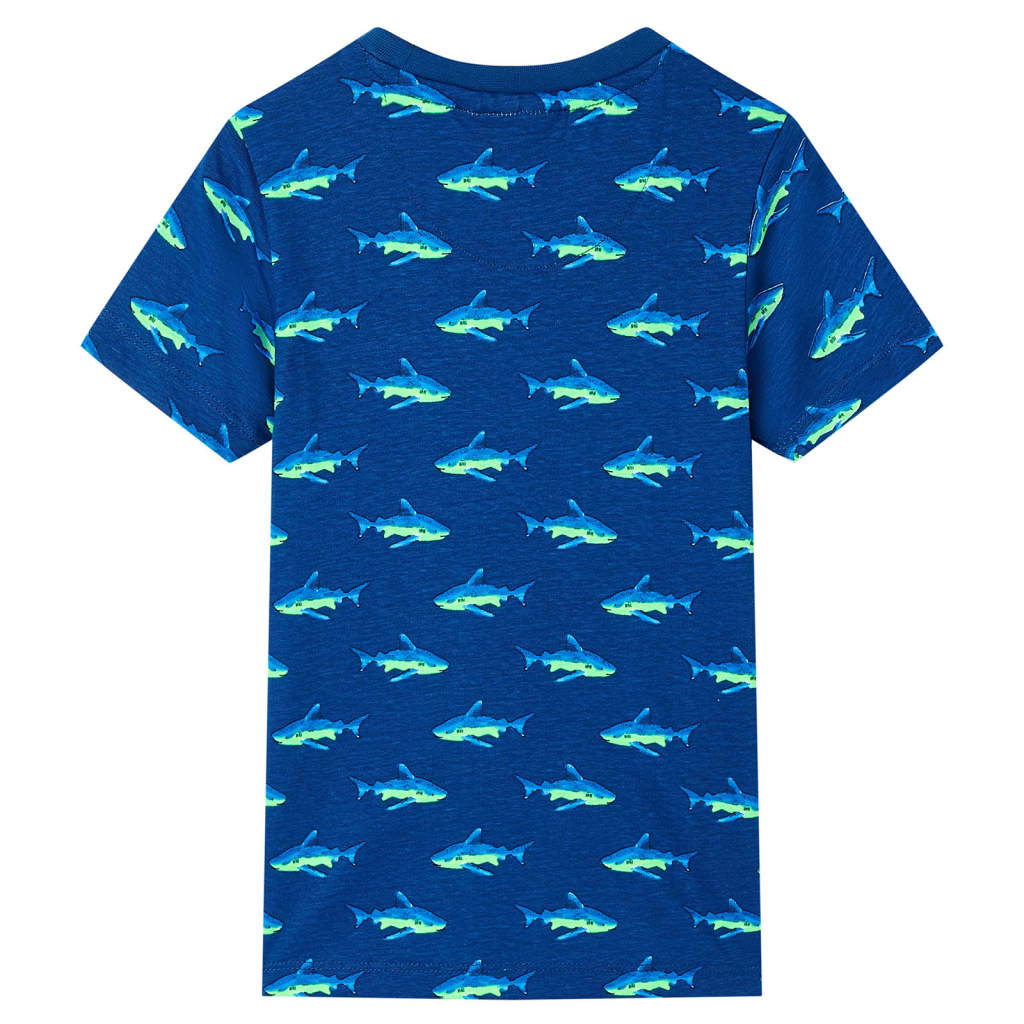 VidaXL Kindershirt 92 dunkelblau