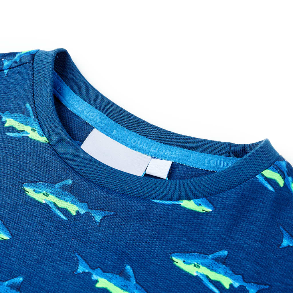 VidaXL Kindershirt 92 dunkelblau