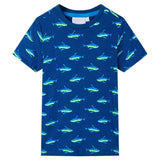 VidaXL Kindershirt 104 dunkelblau