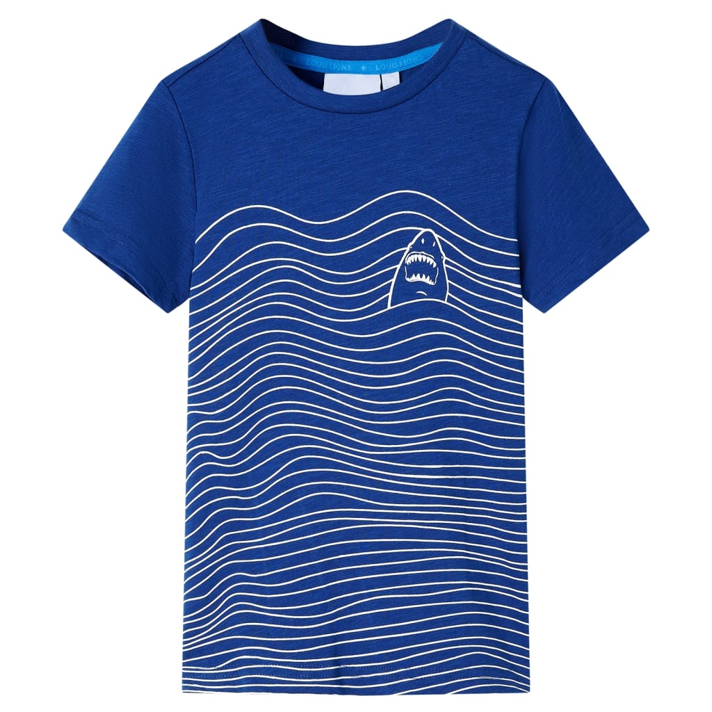 VidaXL Kindershirt 128 dunkelblau