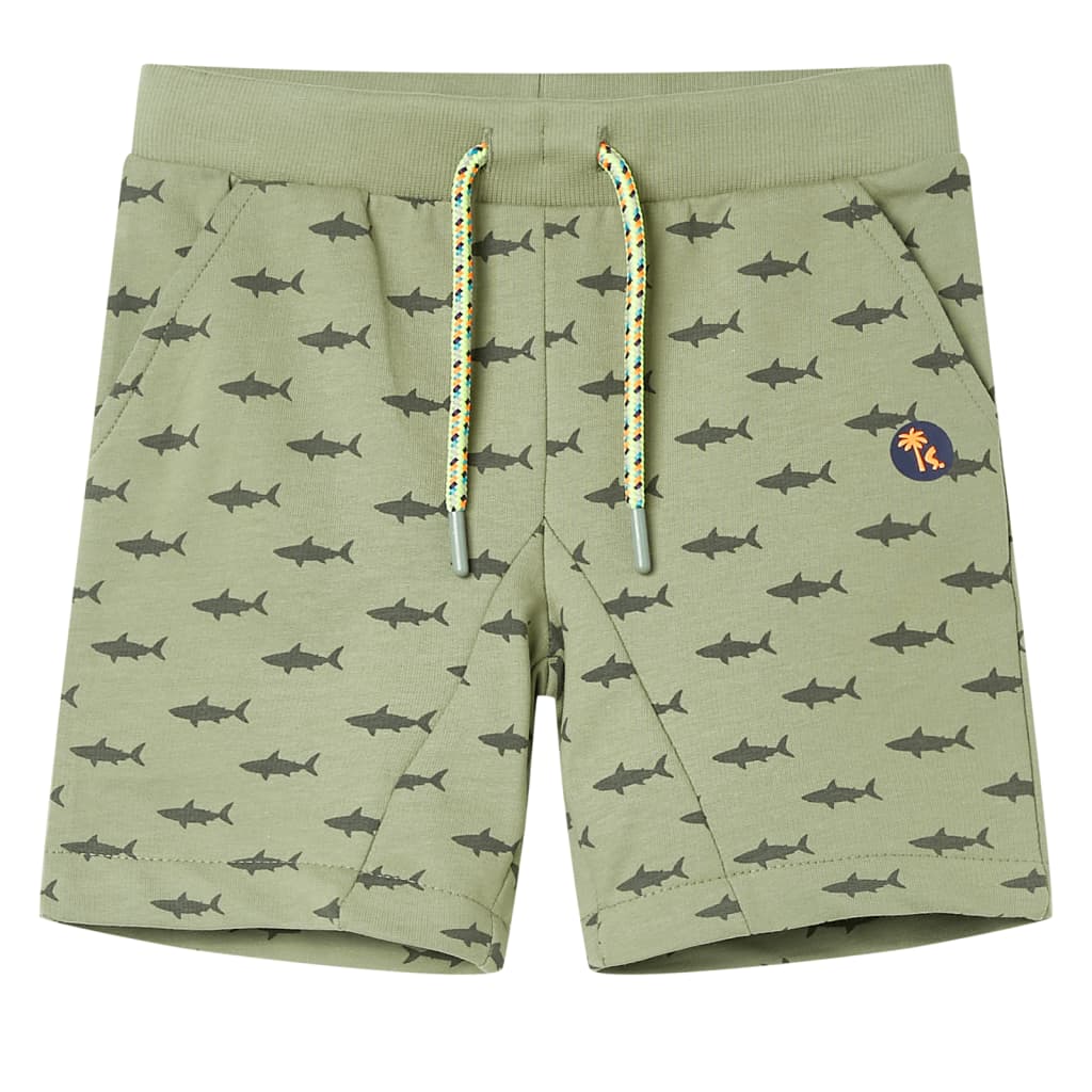VidaXL Kindershorts mit Kordelzug 104 helles Khaki