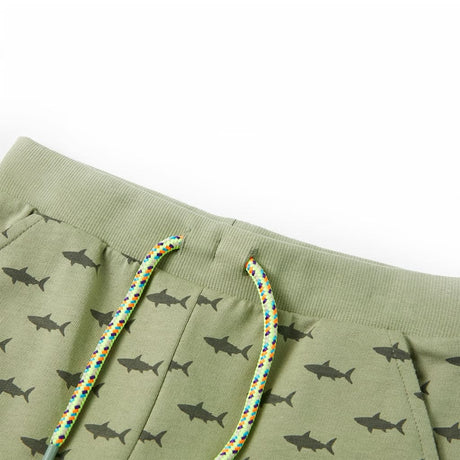 VidaXL Kindershorts mit Kordelzug 128 helles Khaki