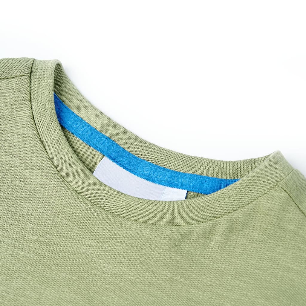VidaXL Kinderhemd 128 helles Khaki