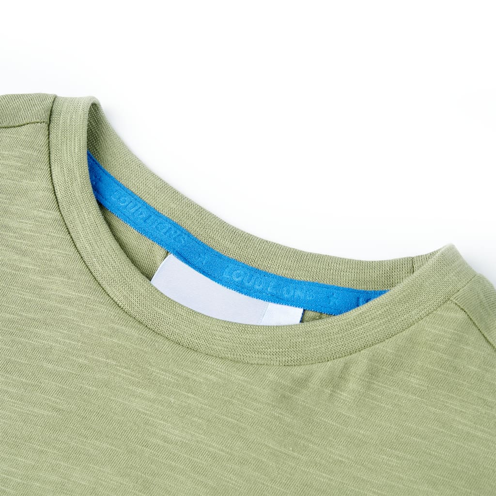 VidaXL Kindershirt 140 Hellkhaki