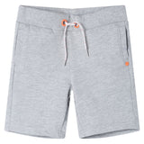 VidaXL Kindershorts mit Kordelzug 92 Grau
