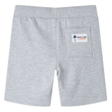 VidaXL Kindershorts mit Kordelzug 104 Grau
